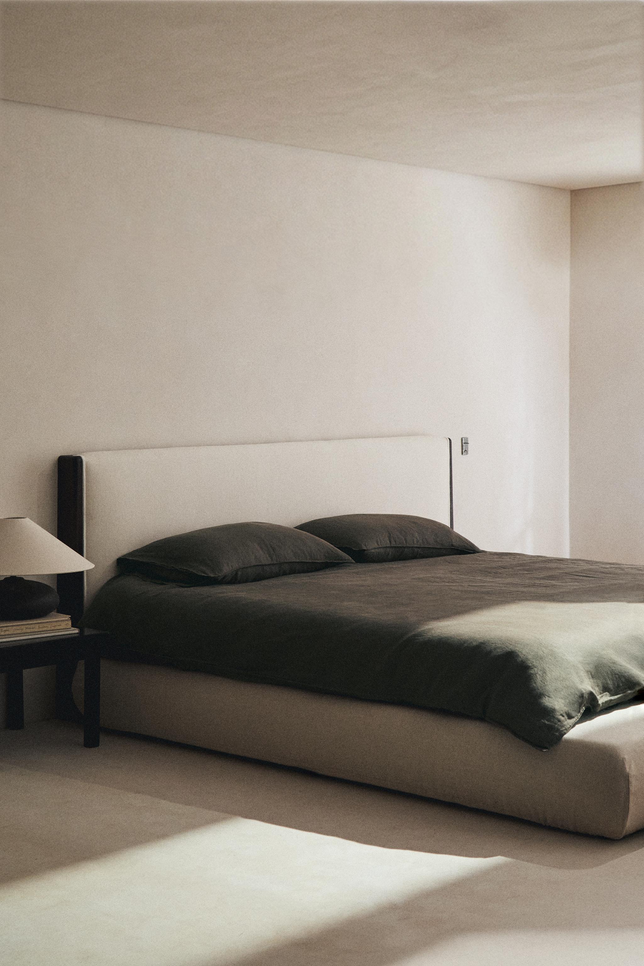 WASHED LINEN DUVET COVER (140 GXM²)
